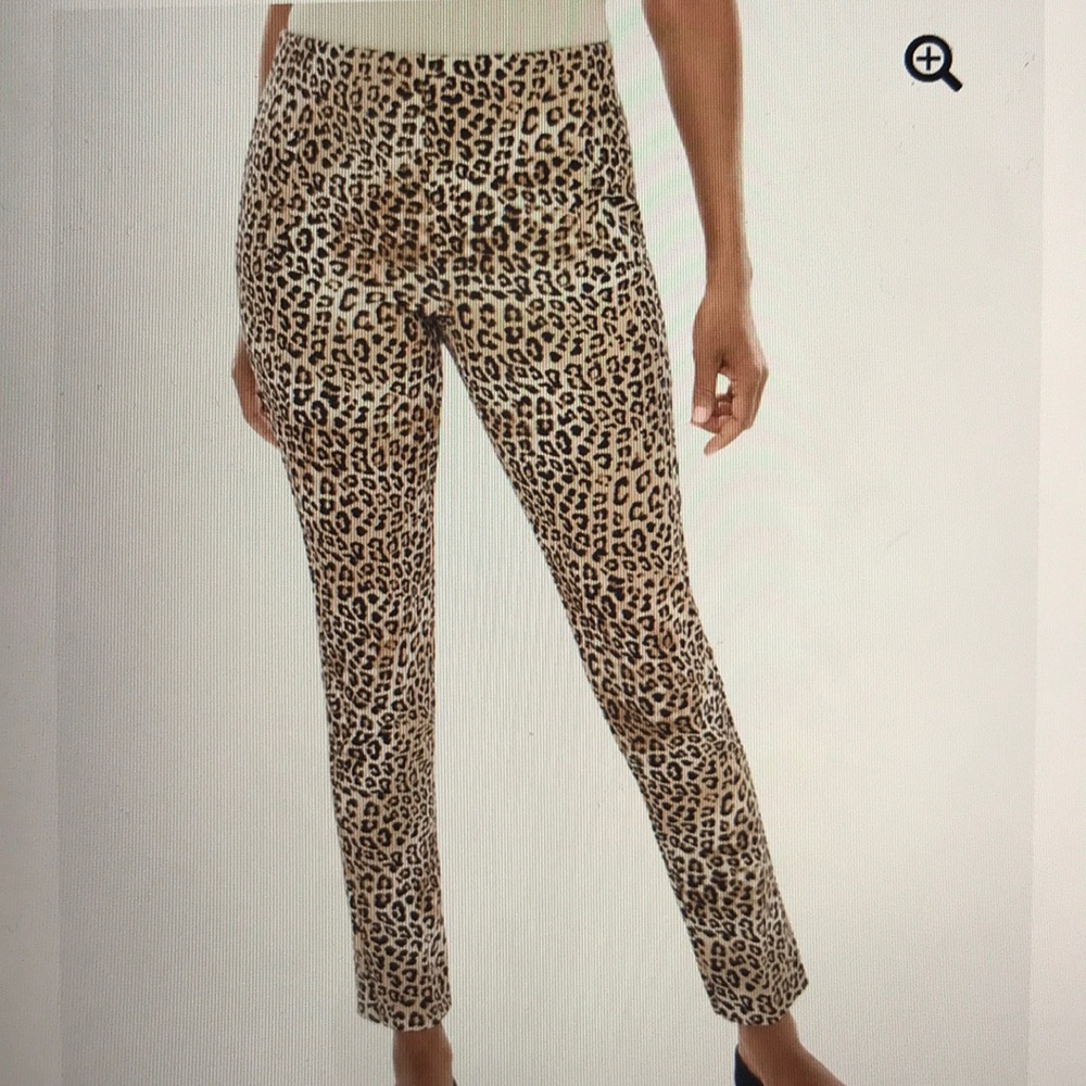 Chico’s Juliet Leopard-Print Pants